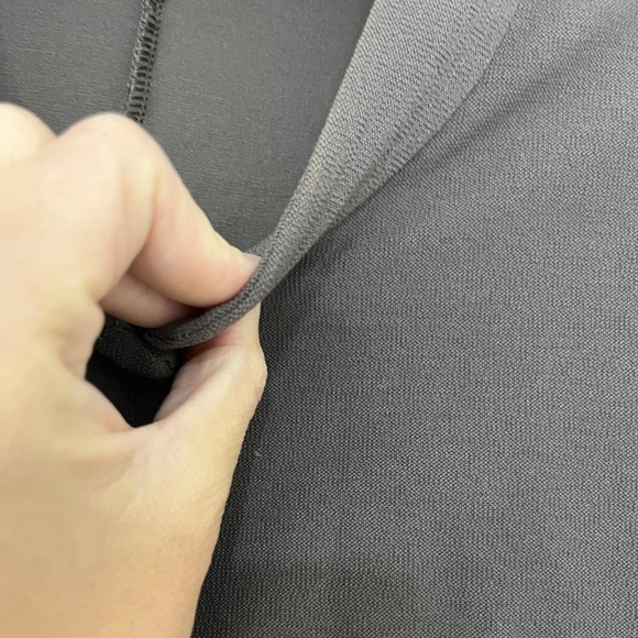 EILEEN FISHER Streetch Crepe Mandarin Collar Jacket Cobblestone Sz M - Picture 6 of 11